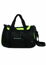 Harissons Bags Multicolor Polyester Float Gym Bag (HB845BLACKNEONGREEN)