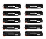 Svm Toner Cartridge For Laserjet Printer P1007, P1106, P1108, P1008, M1213Nf Mfp, M1136 Mfp, M126Nw Mfp, M1218Nfs (Pack Of 10)