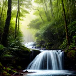 Love Creation 12x18 Size poster print for creative wall art- enchanted-forest-print-11091(Non Sticker)