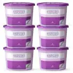 freshcant Moisture Absorber by CILICAnT | Moisture Absorber for Lockers, Laundry Room, Storage Sheds & Basements | Refresh Place | Protect from Moisture, Mold, Fungus & Bad Odor | Lavender Pack of 6