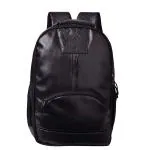 F Gear Yakuza Black Black Artificial Leather Laptop Backpack 27 L