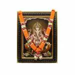 pujaNpujari Artificial Multicolor Ribbon Design Garland Mala for Photo Frames and Idols