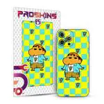PROSKINS - ShinChan Style 3D Textured Mobile Back Skin/Sticker Only for OnePlus 5T (Pack of 1)