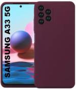 Newselect Samsung Galaxy A33 Maroon Back Cover