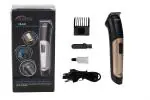 Kubra KB - 645 Professional Hair Clipper For Men - Silver & Black | Beard & Body Trimmer | Usb Fast Charging | Stainless Steel self-sharpening blades