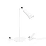 XECH Table Lamp for Study 4 in 1 Magneto Desk Light with Rechargeable Battery (White)