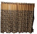 GARIB NAVAJ GADI FURNISHING Floral Polyester Long Door Curtains Floral Velvet Door Curtains-A8