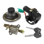 Deutsche Metal High Performance Ignition Switch Lock Set Fit For Tvs Sport Cvti (Set Of 3)