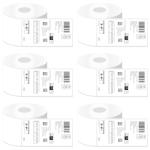 Blackdreams White Paper Direct Thermal Shipping Labels Printer Sticker - 100 X 150 Mm (Pack Of 6)