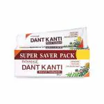 Divya Patanjali Dant Kanti Natural Toothpaste 800G (200G X 4), Super Saver Value Pack, Makes Teeth Strong, Tightens Gums, Gives Cavity Free Smile