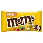 M&M S Peanut Chocolate Bag, 45 Gm |Pack of 2| Imported