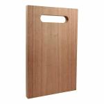 Meeran Art and Crafts Natural Neem Wood Cutting Chopping Board for Kitchen Vegetables, Fruits & Cheese, BPA Free, Eco-Friendly, Anti-Microbial (30cm x 19cm)