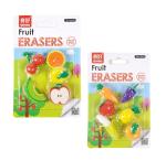 Neel Cutest Fruit Food Shape Erasers Puzzle Fun For Kids (Pack Of 11)