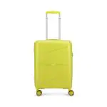 Skybags Skylite Cabin Trolley Bag, 55cm | Small | Hardsided Luggage | Smooth 8-Wheel Suitcase | TSA Lock | Premium Push Button Trolley | Suitcase for travel | 5-Year International Warranty (Yellow)