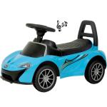 Pandaoriginals Blue Plastic Non Battery Operated Ride On Car