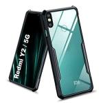 COBERTA Back Cover for Redmi Y2 Back Cover Case - Black Transparent