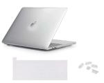 iFyx Compatible with MacBook Pro 13 Inch With Retina Display Case Cover 2023-2020 Release A2338 M2 M1 A2289 A2251 Protective Plastic Hard Shell Case Cover + Keyguard Skin + Dustplugs Set (Crystal clear)