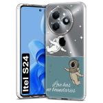 Fashionury Soft Silicone Designer Printed Full Protection Printed Back Case Cover for Itel S24 -D3116