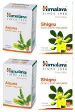 Himalaya Arjuna 60 Tabs (2 Packs) and Shigru 60 Tabs (2 Packs)