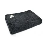 SOFTSPUN Microfiber Cloth for Car - 1600 GSM, 40x60 cms, 1 Pcs, Grey Twisted Loop Super Absorbent Towel - Edgeless Design with Plush Pile and Lint Free Cloth for Drying and Detailing.