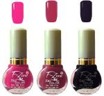 OUR Beauty Multicolor Extra Shine Long Wear Durable Nail Polish Nv36, 18 ml (Pack Of 3)
