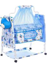 Pandaoriginals PREMIUM BEST SELLING BABY CRADLE|COMFORTABLE FOR BABY (Blue)