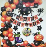 Jagmag Halloween Cartoon Aluminum Film Festival Pumpkin Skeleton Theme Foil Balloons