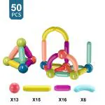 Playbox Magbox - Magnetic Toy Magnetic Toy 50 pcs ( 1 Years + ) Imagination and Creativity