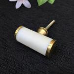 Peelorange Brass & Marble Pulls Knob for Decor Furniture Accessories 1PC