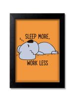 Blue Nexus Funny Koala Sleep Quotes Wall Poster with Wall Frame Room Art Painting Collection A4 size 10x13