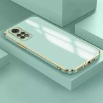 Rakulo Redmi Note 11 Pro Electroplated Chrome 6D Back Case Cover |Camera Protection|Shock Proof|Slim Fit (Green)