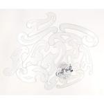 Craft waft French Curves Set of 12 Designs for Design, Architecture, Engineering Drawing