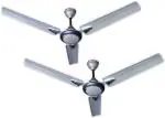 ACTIVA GALAXY-1 High Speed 390 RPM 1200 mm 3 Blade Ceiling Fan Pack of 2 (SILVER BLUE)