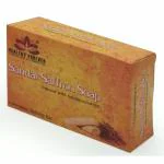 Healthy Forever Homemade 100% Pure saffron soap Enriched with Kashmiri saffron, sandalwood oil, Sulphate Parabens free Soap for Women, Men, Remove Dark spot, Pigmentation - 120gm (PACK OF 1)