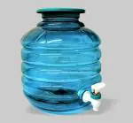MAYUMI Plastic Water Dispenser Jar Matka with Tap - (Peacock Green, Unbreakable, 10L)