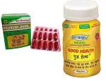 Omni Beauty Paurush Jiwan Dev Pharmacy 60 Capsule + Original Biswas Good Health Capsule 50 for Unisex