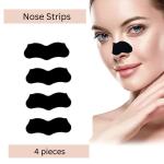 GMET Nose Strips For Blackhead Whitehead Remover,Nose Pore Cleanser Strips,Deep Cleansing 4 PCS,Bamboo Charcoal