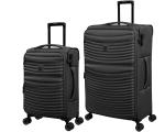 it luggage Precursor-Charcoal-Combo-Large & Cabin-81cm,54cm Expandable Soft case 8 Wheel Trolley Bag Luggage Trolley Large Suitcase Cabin & Check-in Luggage