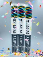 Specialyou.in Party Poppers/Confetti Blaster/Confetti Shooter for Birthday, Anniversary, Baby shower, Farewell, New year eve and any celebration multicolor confetti pack of 3 Items