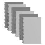 Jiada worison 5pc Spiral Ruled Notebook No 8, 40 Pages 25 x18 cms Note Book Ideal for Writing, Gifting (Multicolor) (Pack of 19)