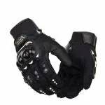 UROCK Black Probiker Full Racing, Riding, Motorcycle Riding Gloves
