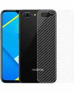 GADGETRONICS Oppo Realme C2 Transparent Plastic Scratch Resistant and Anti Fingerprint Back Screen Guard Sticker