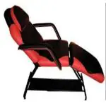 DbZ DYNAMIC BEAUTY ZONE Events Beauty Parlor and Salon Spa Height Adjustable Chair Comfortable Massage Bed | Unisex | Black & Red