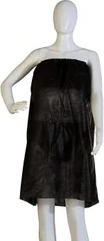 HENIK Black Cotton Disposable Makeup Apron (Set Of 5)