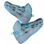 NIVIA Engraver 2.0 Basketball Court Shoes for Men ,Durable Rubber sole, Indoor & Outdoor Court Shoes, Soft Cushion NR EVA Inner Insole, High-Performance Footwear for Basketball Enthusiast Size - UK12(Grey/Sky Blue)