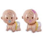 Grandshop Multicolor Aluminium Boy, Girl Foil Balloon