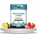 HUMMY GUMMY Multivitamin Gummies For Kids & Adults (Lemon & Strawberry Flavor) , 30 Gummies