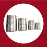 JAYAM TRADITIONAL Stainless Steel Traditional Rice, Grains Measuring,Nirapara,Measuring Padi-Set of 5