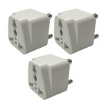 Hi-Plasst Universal 3 Pin Traveller Conversion Plug Power Adaptor Socket