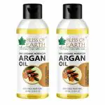 Bliss of Earth 100% Organic Argan Oil Of Morocco For Face, Hair & Skin 2x100ml